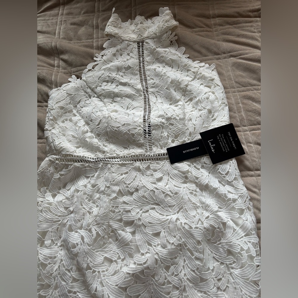 Lulus Divine Destiny White Lace Midi Dress - Picture 5 of 11